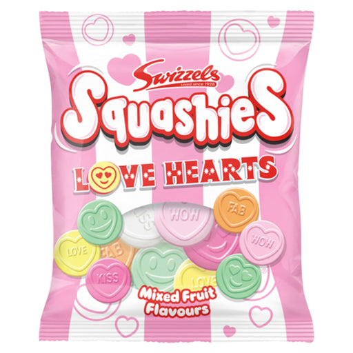 Swizzels Squashies Love Hearts Bag