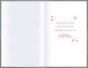 Birthday Card Grandma - back