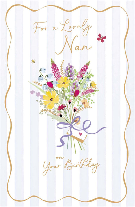 Gibson | Birthday Card Nan | Conventional Design | With Envelope