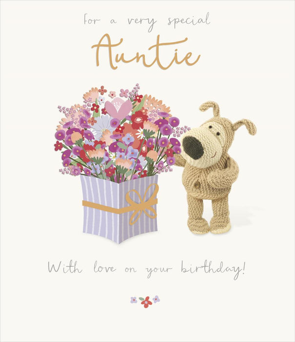 Carlton | Birthday Card Auntie | Cute Design | With Envelope