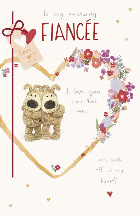 Carlton | Birthday Card Fiancee | Cute Design | With Envelope