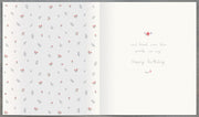 Birthday Card Granddaughter - back