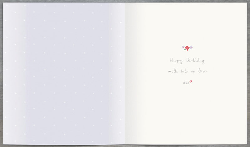 Birthday Card Mummy - back