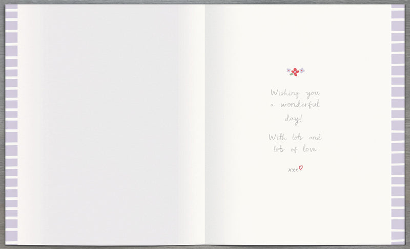 Birthday Card Nanny - back