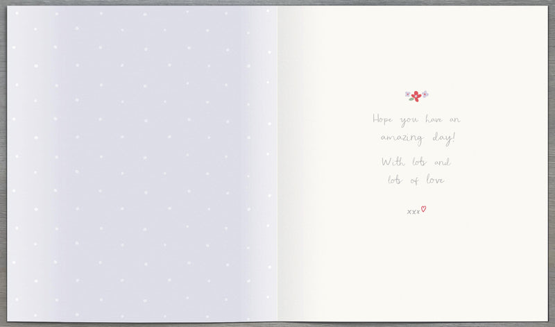 Birthday Card Niece - back