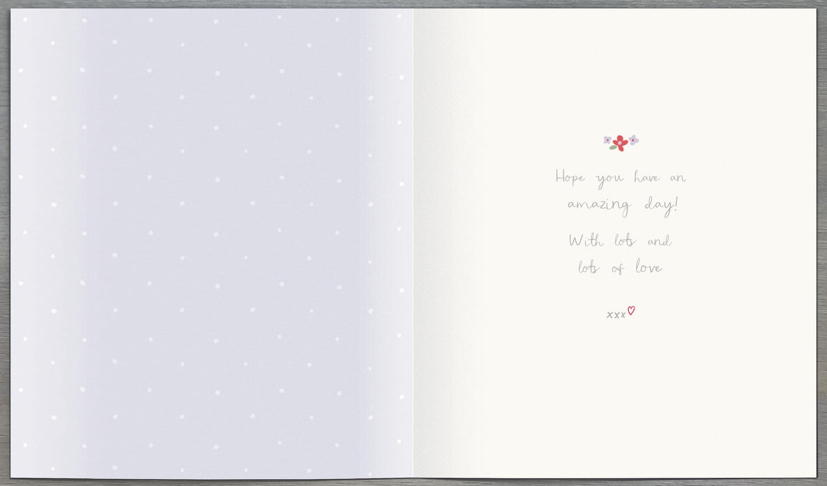 Birthday Card Niece - back