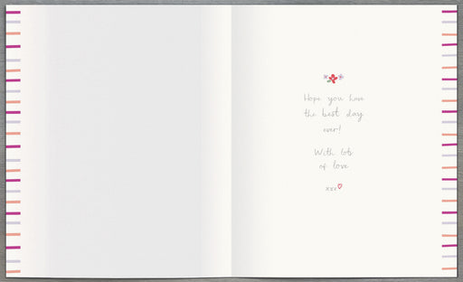 Birthday Card Sister - back