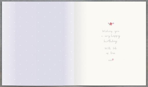 Birthday Card Nannie - back