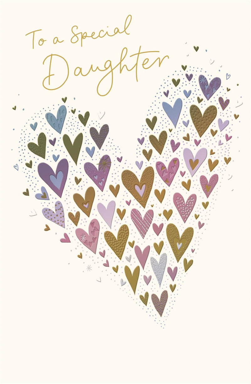 Gibson | Birthday Card Daughter | Conventional Design | With Envelope