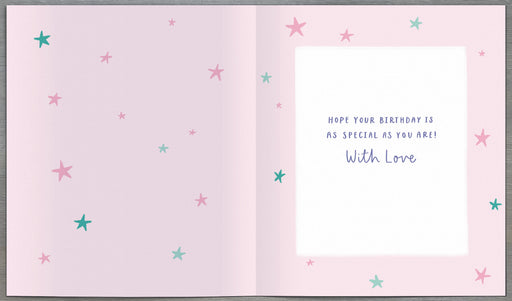 Birthday Card Granddaughter - back