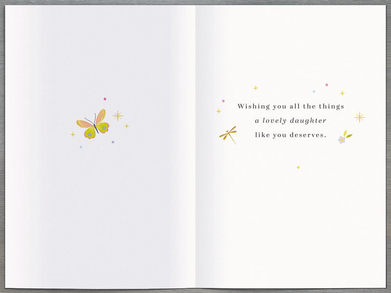 Birthday Card Daughter - inside