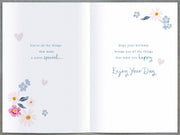 Birthday Card Sister - inside