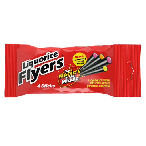 Liquorice Flyers Original Impulse Packs 45g