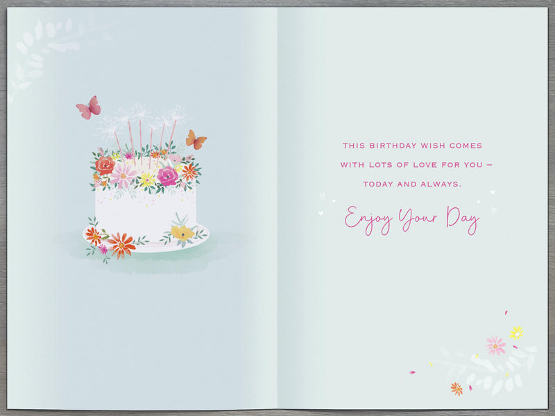 Birthday Card Sister - inside