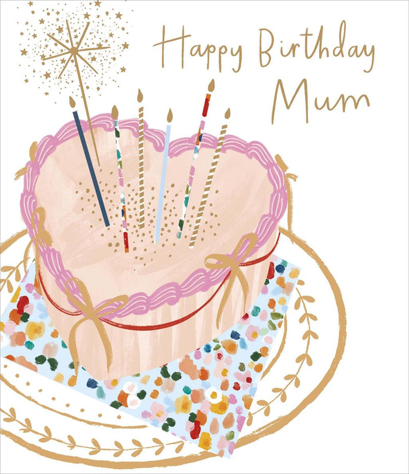 Carlton | Birthday Card Mum | Conventional Design | With Envelope