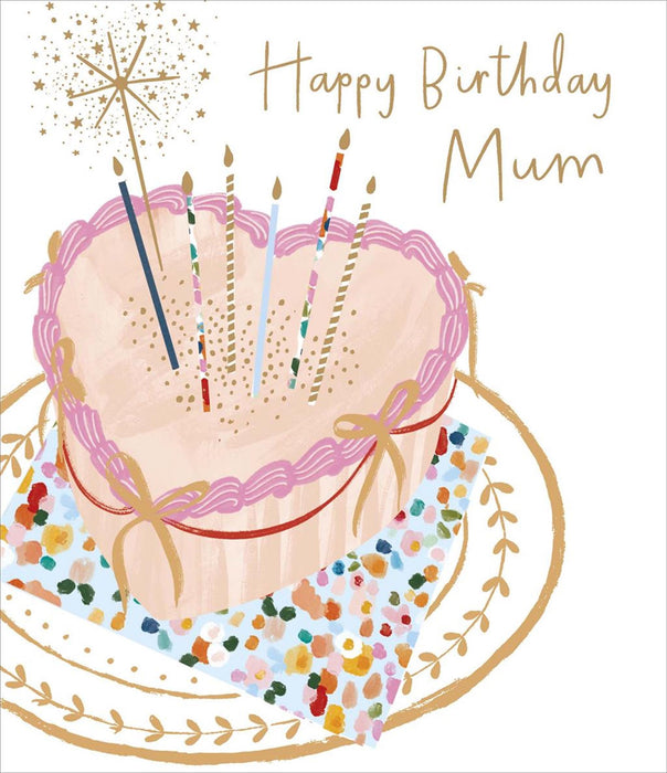 Carlton | Birthday Card Mum | Conventional Design | With Envelope