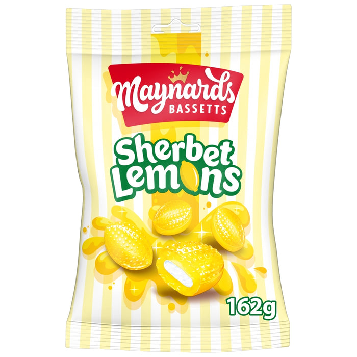 Maynards Bassetts Sherbet Lemons Bag 162g