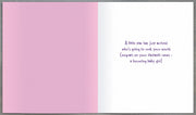 New Baby Card Baby Girl - back
