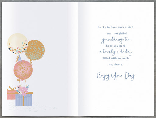 Birthday Card Granddaughter - inside