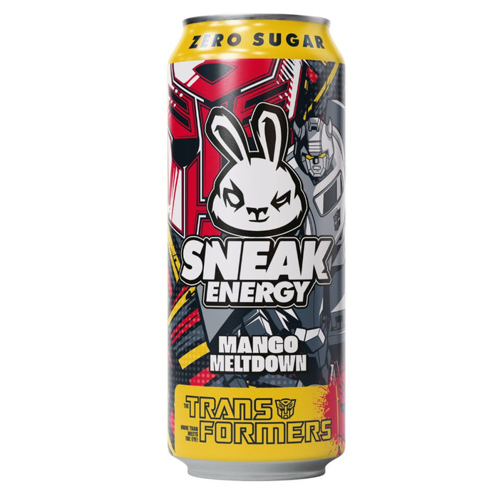 Sneak x Transformers Mango Meltdown Energy Drink 500ml