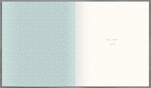 Congratulations Card - back
