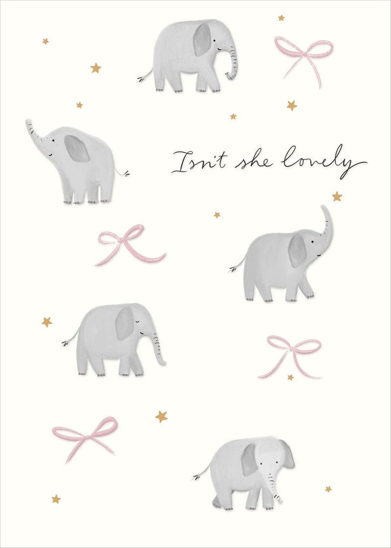 Camden Graphics | New Baby Card Baby Girl | Conventional Design | With Envelope