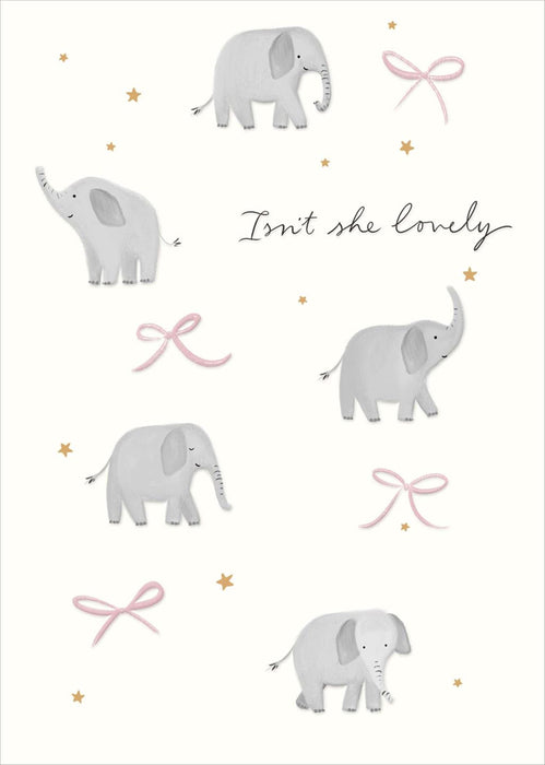 Camden Graphics | New Baby Card Baby Girl | Conventional Design | With Envelope
