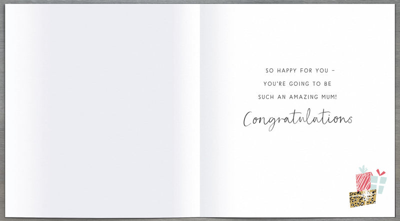 New Baby Card Mum-to-be - inside