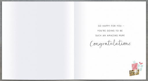 New Baby Card Mum-to-be - inside