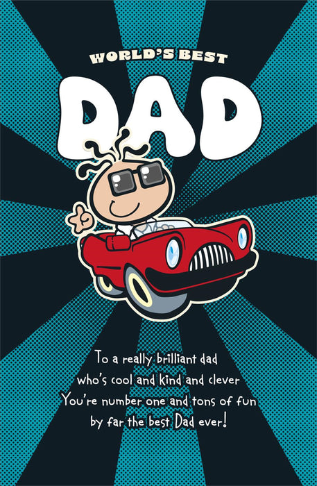 Carlton | Birthday Card Dad | Cute Design | With Envelope