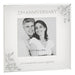 Mirror Floral Frame 3" x 3" 25th Anniversary