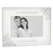Mirror Floral Frame 6" x 4" 25th Anniversary