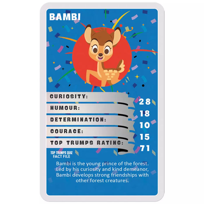 Disney 100 Top Trumps Game