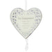 Mirror Crystal Hanging Heart Engaged