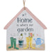 Happy Garden Hanging Plaque Home