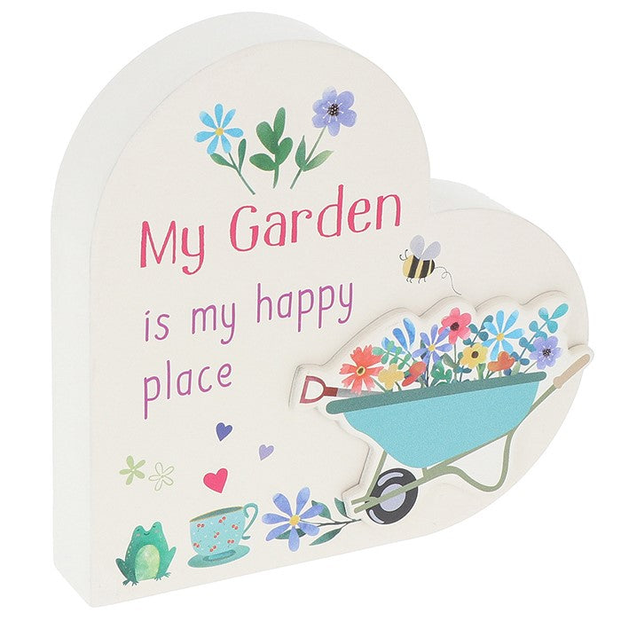 Happy Garden Standing Heart Garden