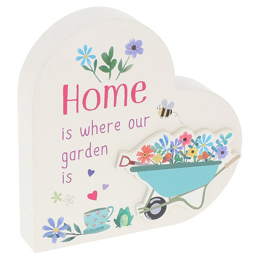 Happy Garden Standing Heart Home