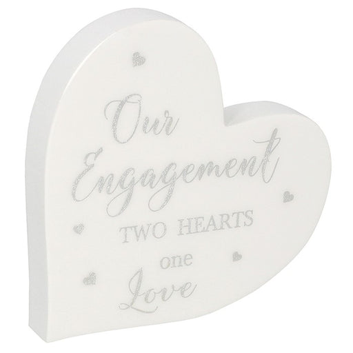 Sparkle Art Standing Heart Engagement