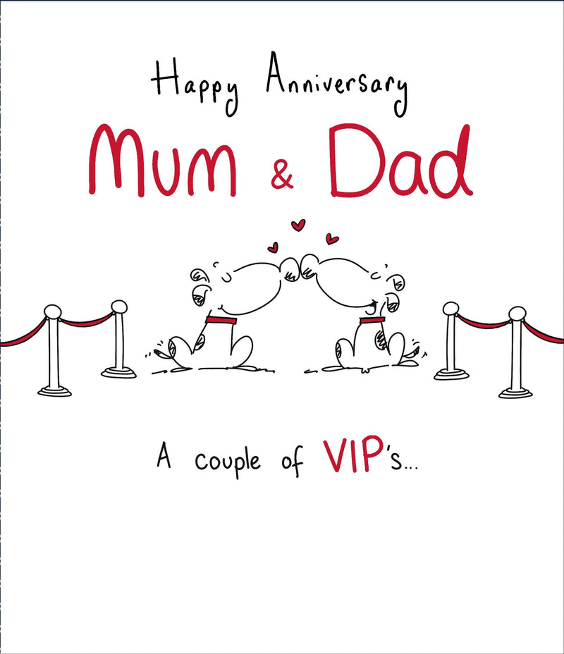 Pickles and Patch | Wedding Anniversary Card | Humorous Design | With Envelope