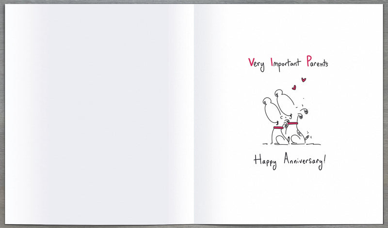 Pickles and Patch | Wedding Anniversary Card | Humorous Design | With Envelope