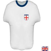 England Sports Shirt Supershape Foil Balloon (Optional Helium Inflation)