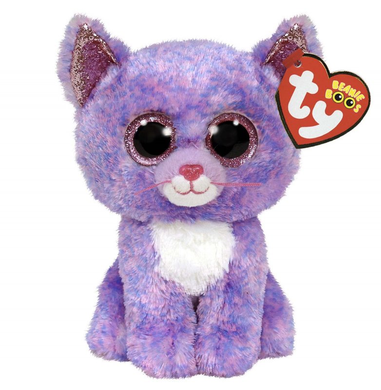 Ty Beanie Boos Regular - Cassidy the Lavender Cat
