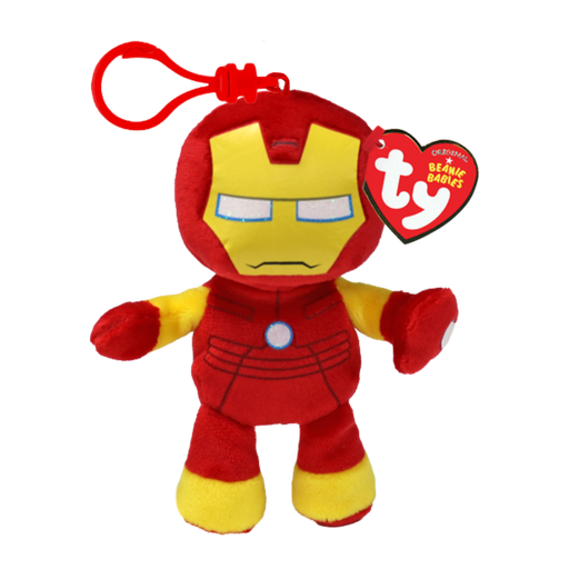 Ty Key Clip - Iron Man (Marvel) soft toy - front