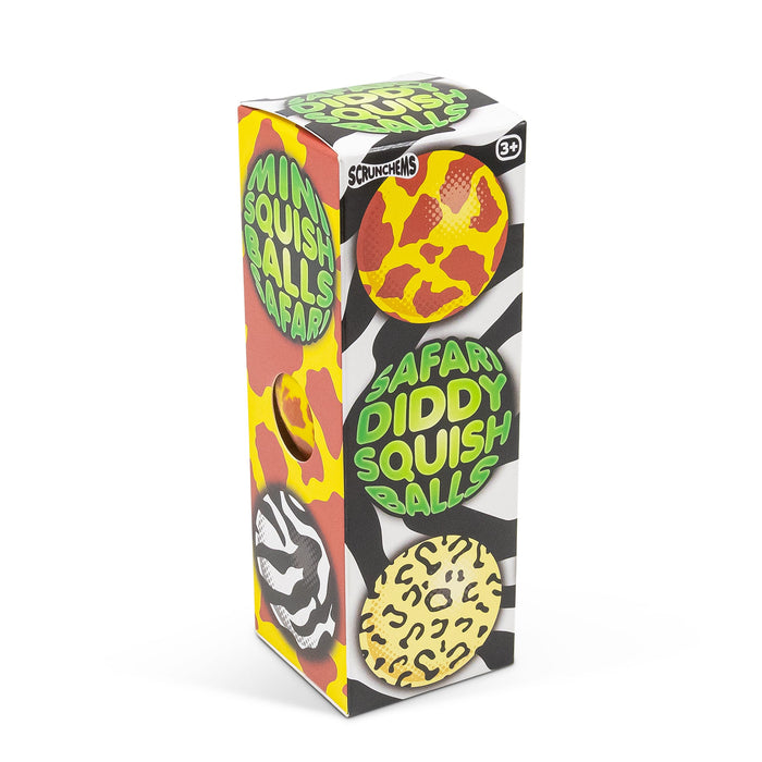 Scrunchems Safari Mini Squish Balls - 3Pk