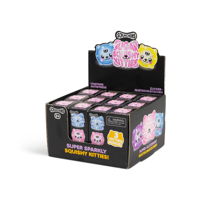 Scrunchems Sugar Squishy Kitties - 3Pk