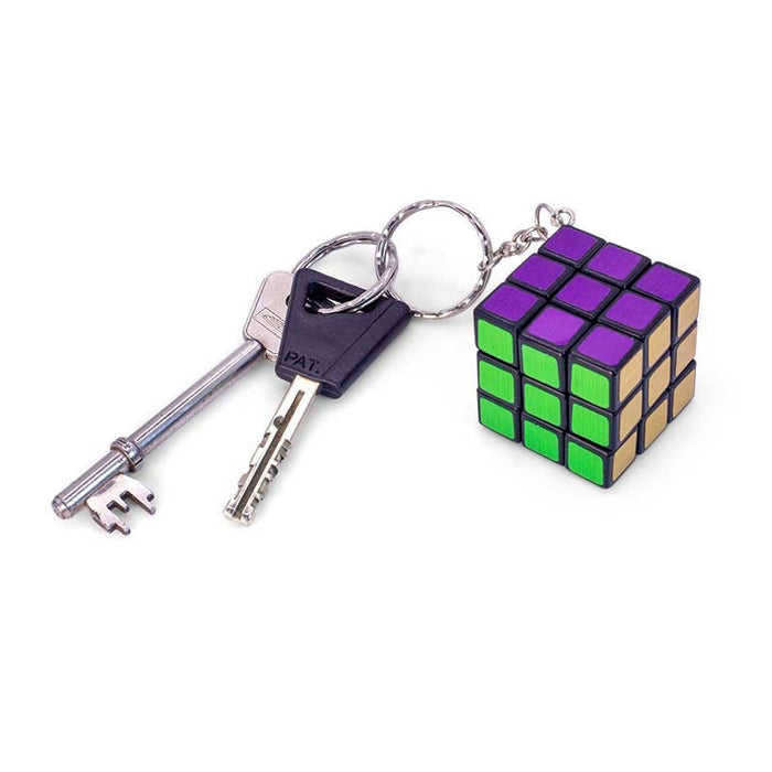 Mini Metallic Muddle Puzzle Keyring