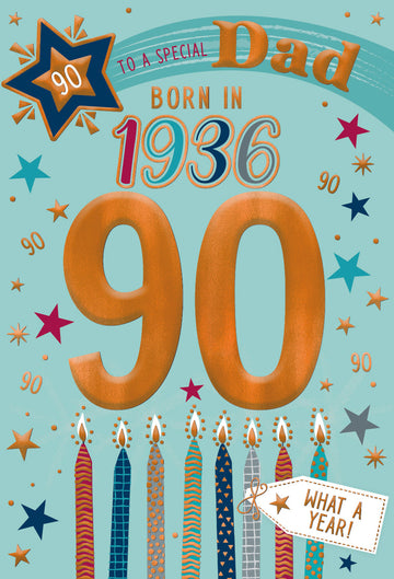 1936 Happy 90th Birthday Dad From The Year You Were Born