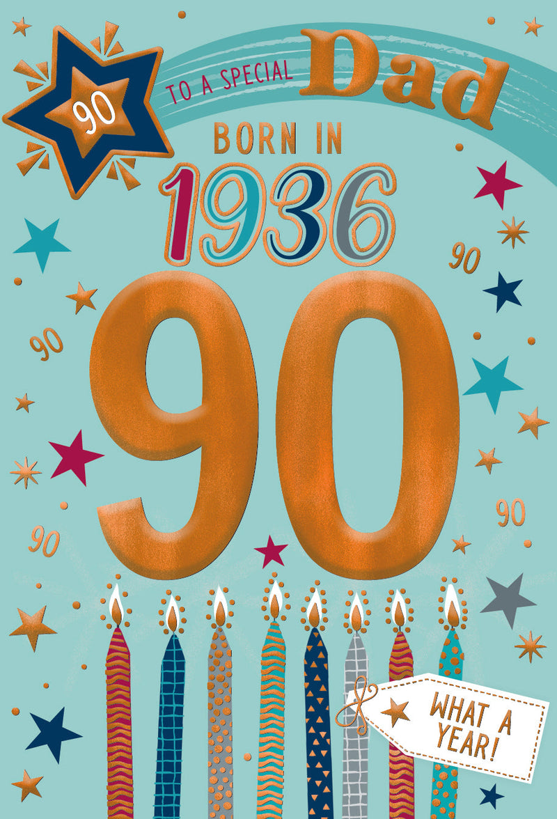 1936 Happy 90th Birthday Dad From The Year You Were Born