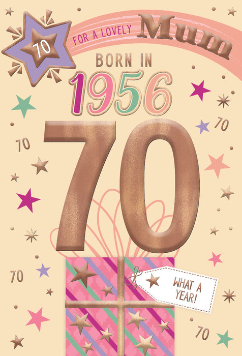 1956 Happy 70th Birthday Mum From The Year You Were Born