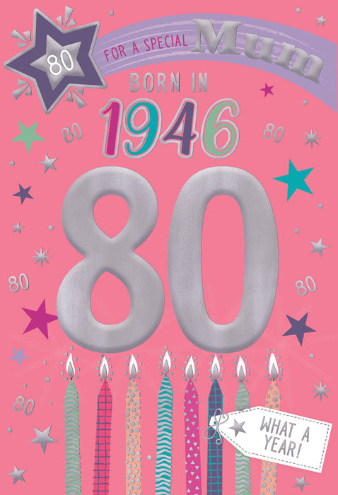 1946 Happy 80th Birthday Mum From The Year You Were Born